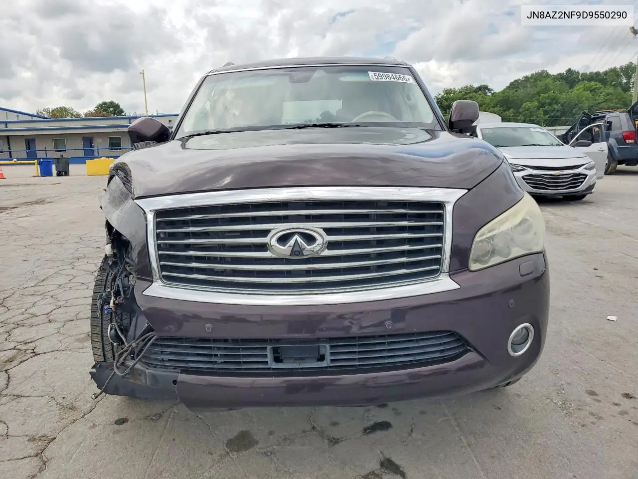 2013 Infiniti Qx56 VIN: JN8AZ2NF9D9550290 Lot: 59984666