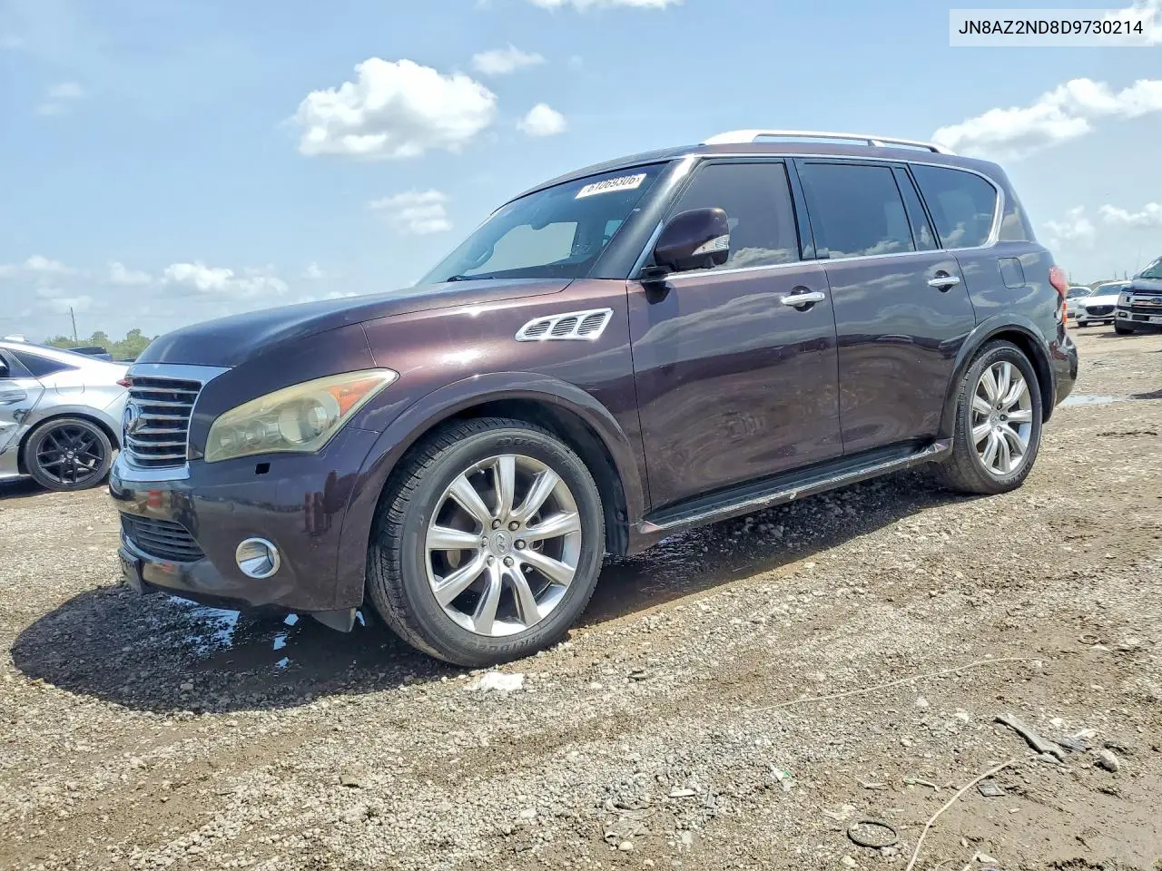 2013 Infiniti Qx56 Base VIN: JN8AZ2ND8D9730214 Lot: 61069306