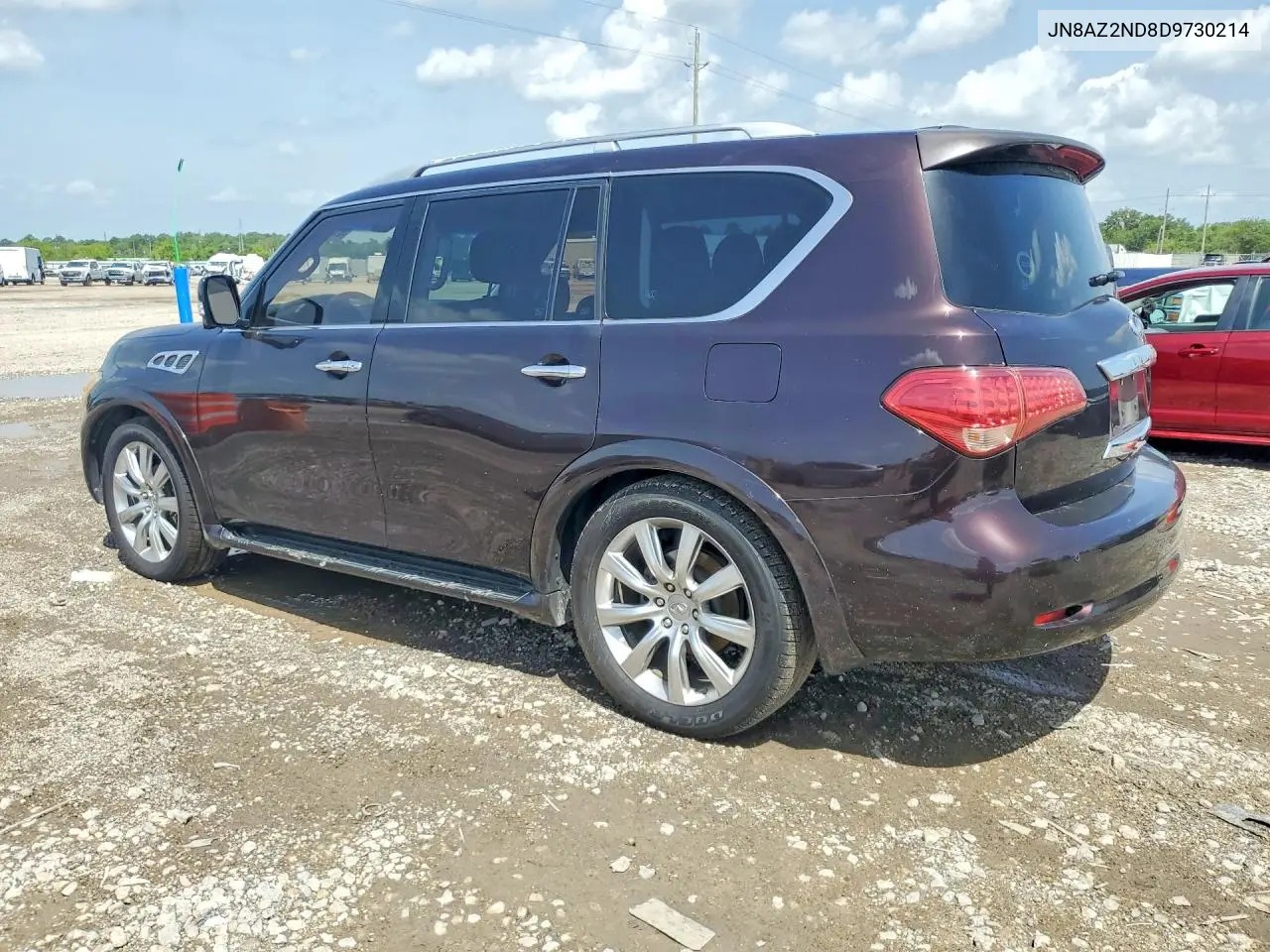 2013 Infiniti Qx56 Base VIN: JN8AZ2ND8D9730214 Lot: 61069306