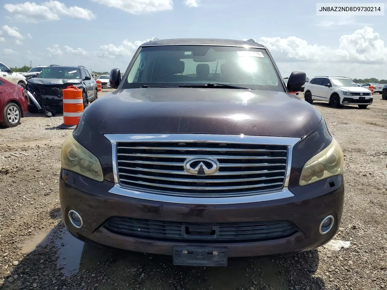2013 Infiniti Qx56 Base VIN: JN8AZ2ND8D9730214 Lot: 61069306