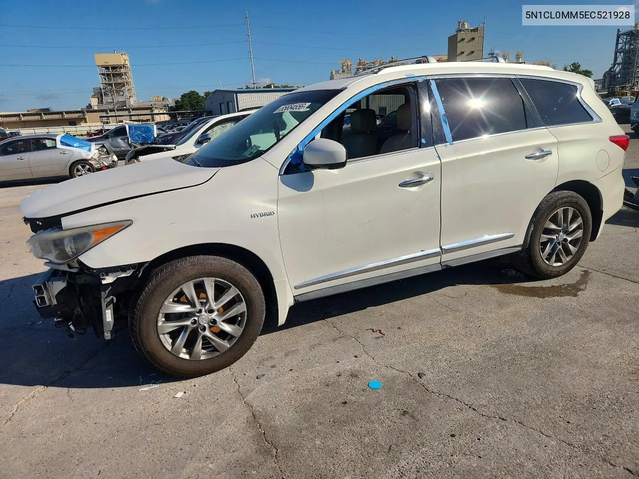 2014 Infiniti Qx60 Hybrid VIN: 5N1CL0MM5EC521928 Lot: 55654556