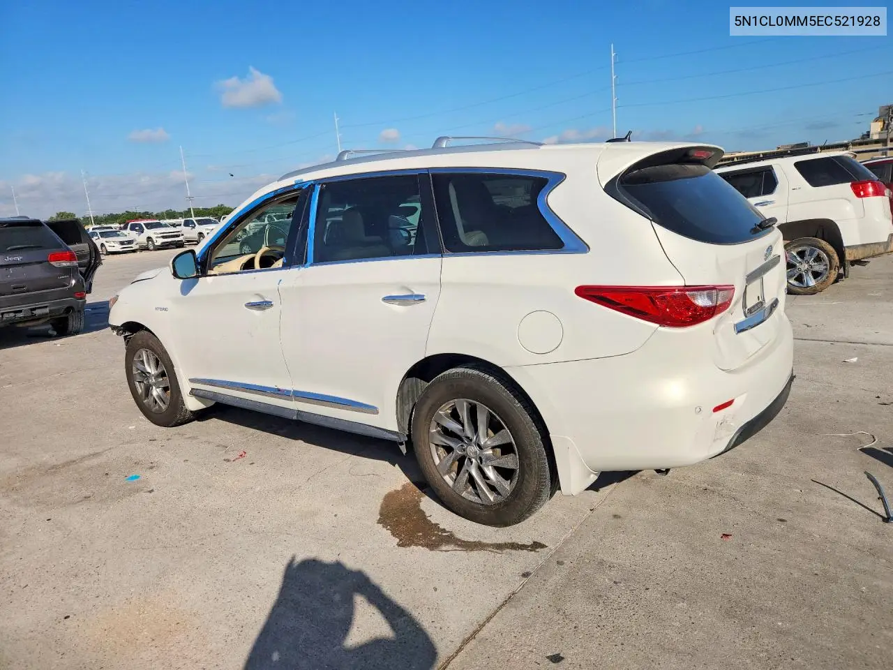 2014 Infiniti Qx60 Hybrid VIN: 5N1CL0MM5EC521928 Lot: 55654556
