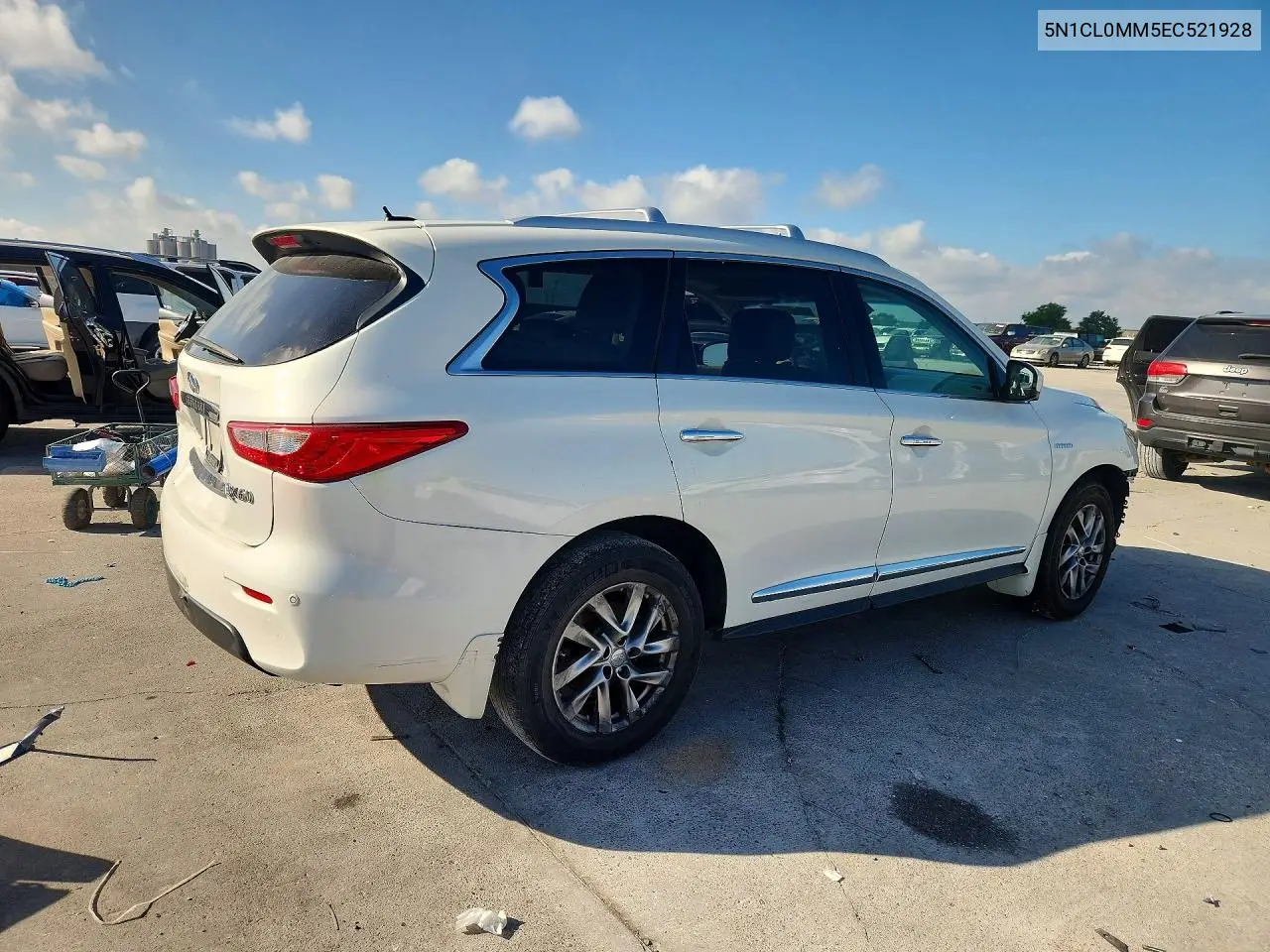 2014 Infiniti Qx60 Hybrid VIN: 5N1CL0MM5EC521928 Lot: 55654556