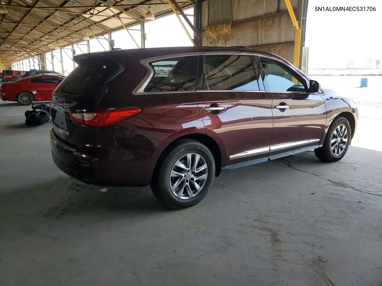 2014 Infiniti Qx60 Base VIN: 5N1AL0MN4EC531706 Lot: 55796166