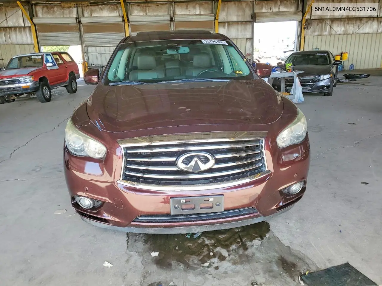 2014 Infiniti Qx60 Base VIN: 5N1AL0MN4EC531706 Lot: 55796166