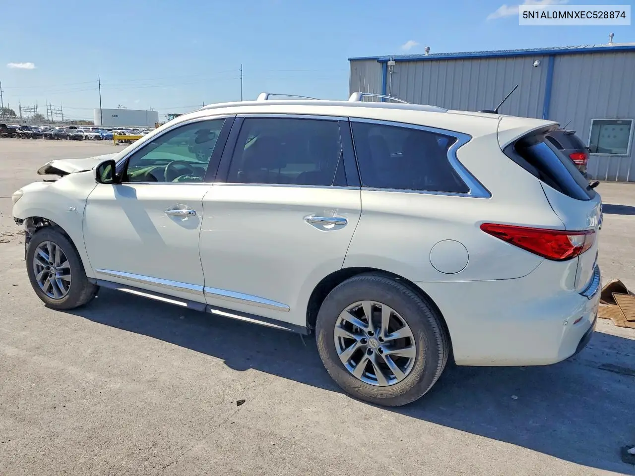 2014 Infiniti Qx60 Base VIN: 5N1AL0MNXEC528874 Lot: 56031256