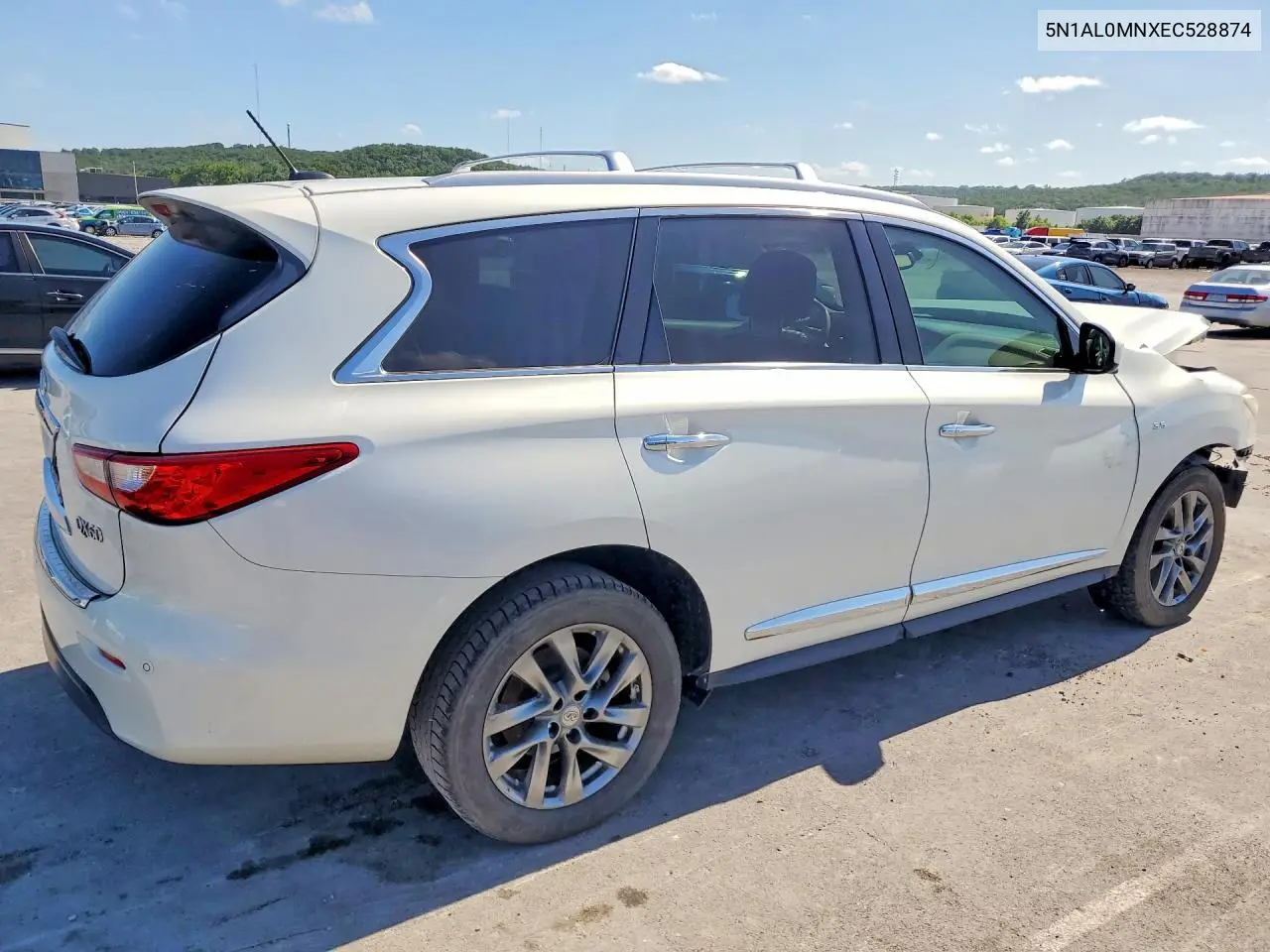 2014 Infiniti Qx60 Base VIN: 5N1AL0MNXEC528874 Lot: 56031256