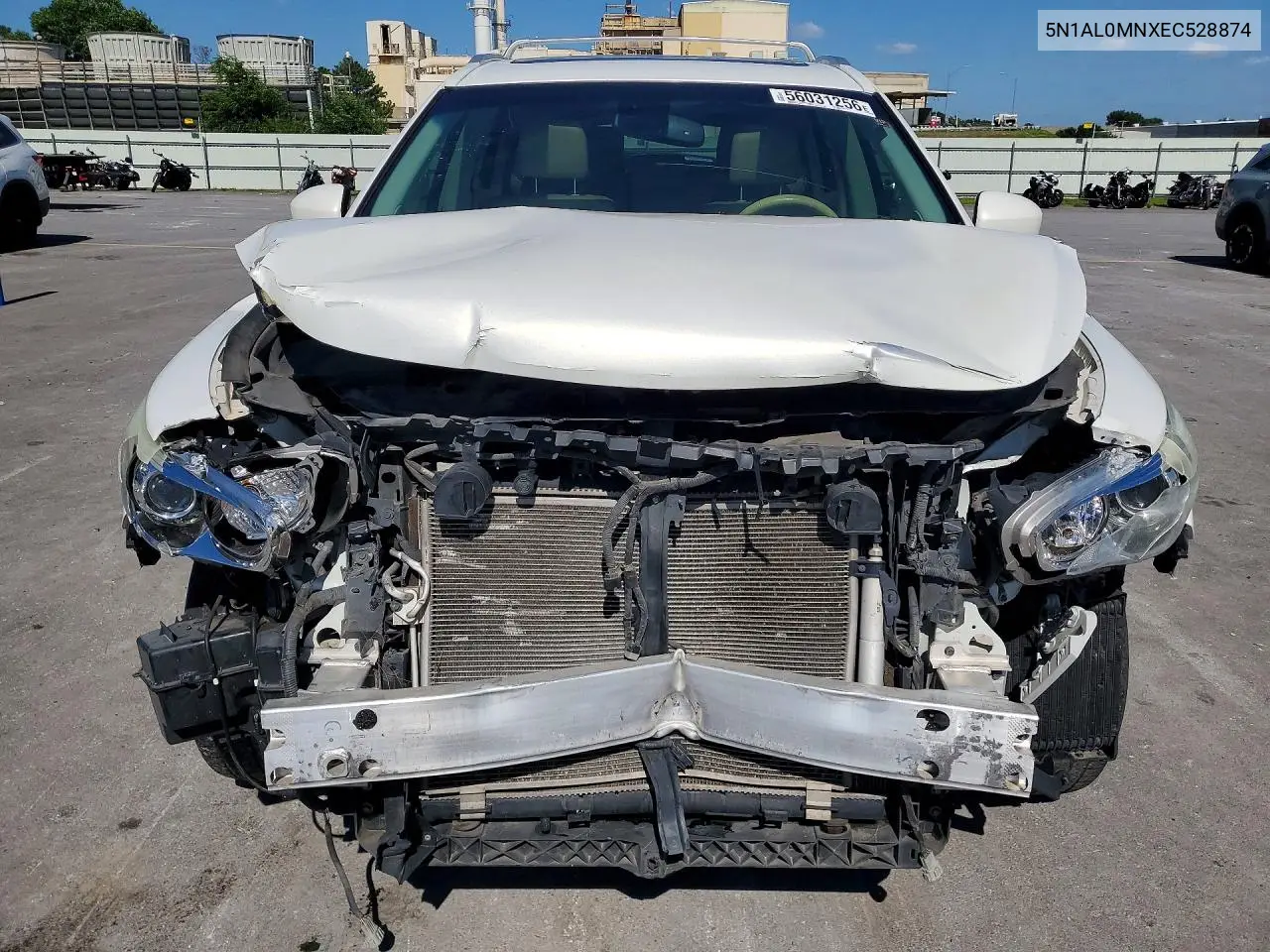 2014 Infiniti Qx60 Base VIN: 5N1AL0MNXEC528874 Lot: 56031256