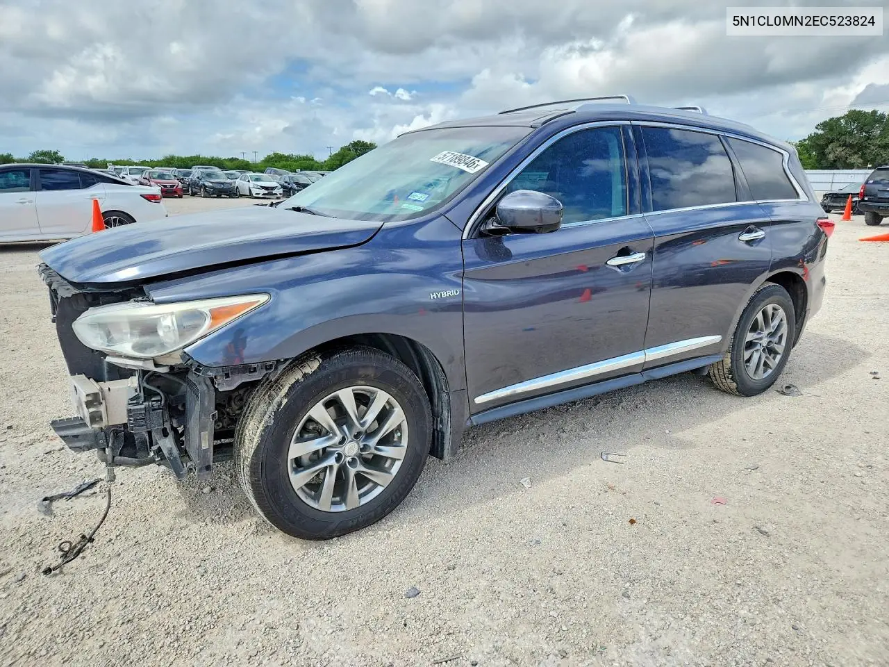 2014 Infiniti Qx60 Hybrid VIN: 5N1CL0MN2EC523824 Lot: 57189846