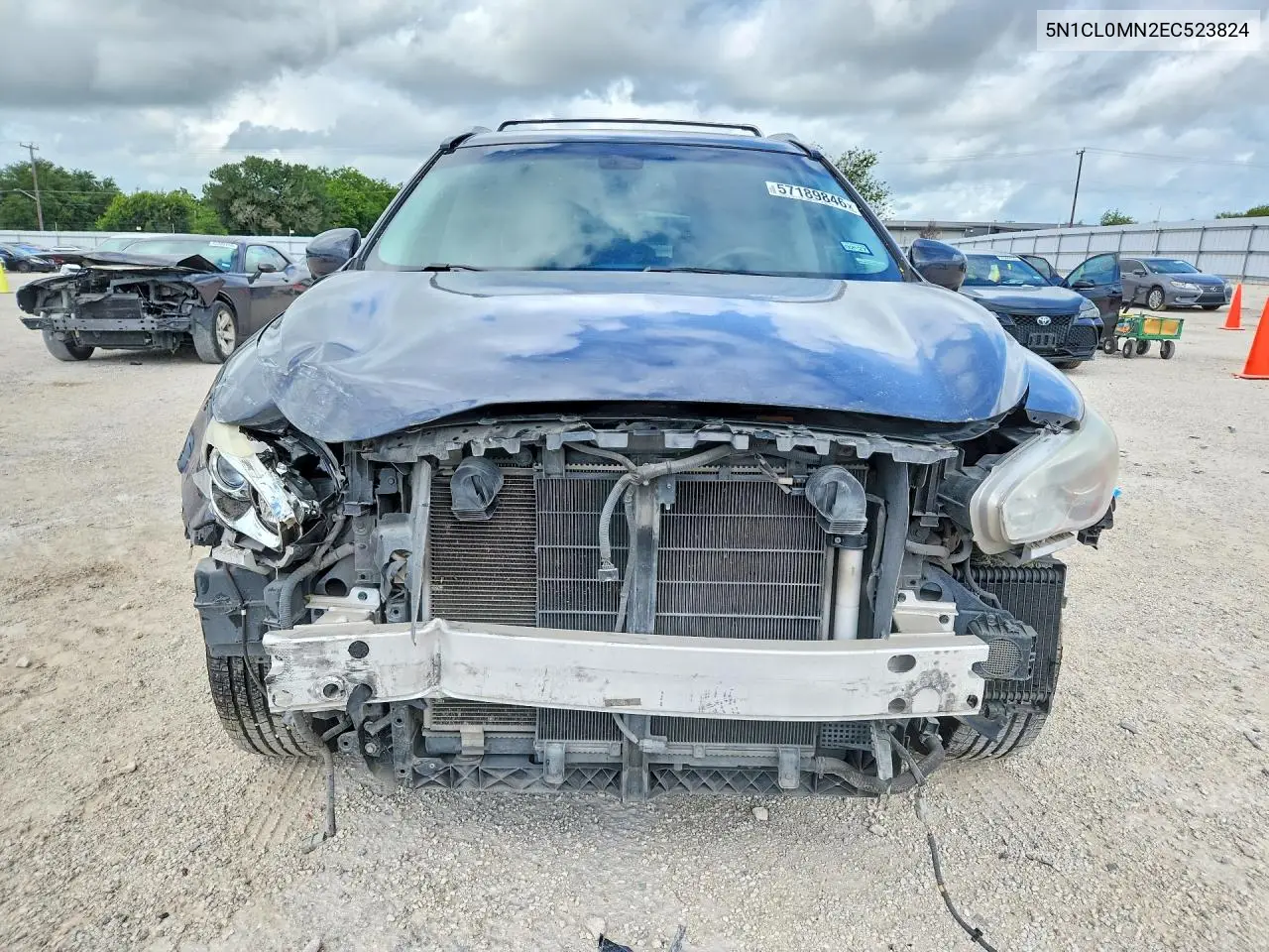 2014 Infiniti Qx60 Hybrid VIN: 5N1CL0MN2EC523824 Lot: 57189846