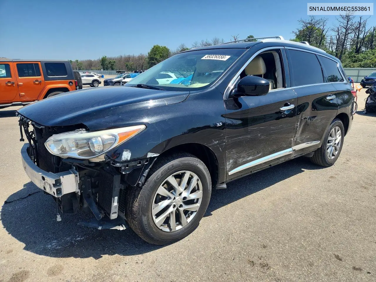 2014 Infiniti Qx60 Base VIN: 5N1AL0MM6EC553861 Lot: 59326556