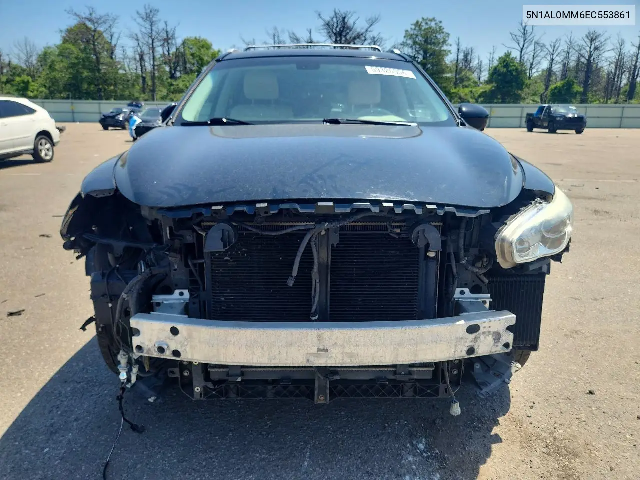 2014 Infiniti Qx60 Base VIN: 5N1AL0MM6EC553861 Lot: 59326556