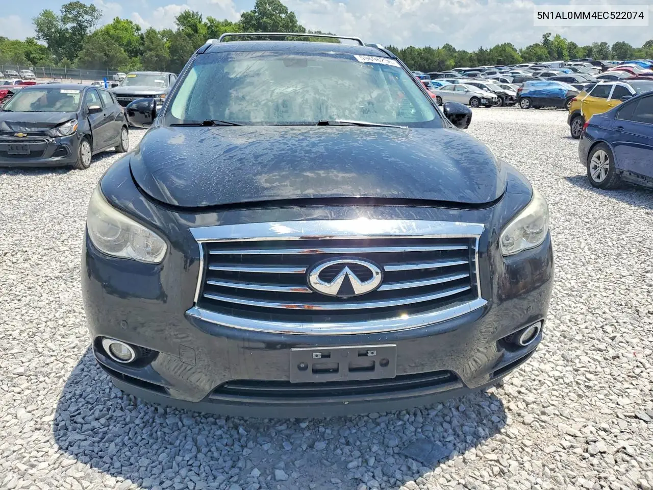 2014 Infi Qx60 VIN: 5N1AL0MM4EC522074 Lot: 59696236