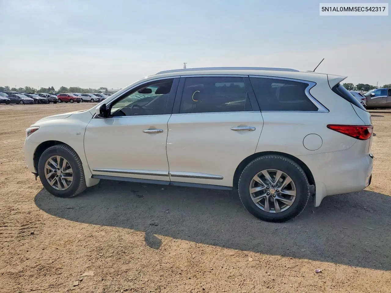 2014 Infiniti Qx60 Base VIN: 5N1AL0MM5EC542317 Lot: 60141936
