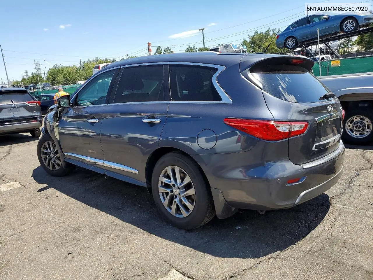 2014 Infiniti Qx60 Base VIN: 5N1AL0MM8EC507920 Lot: 60142606