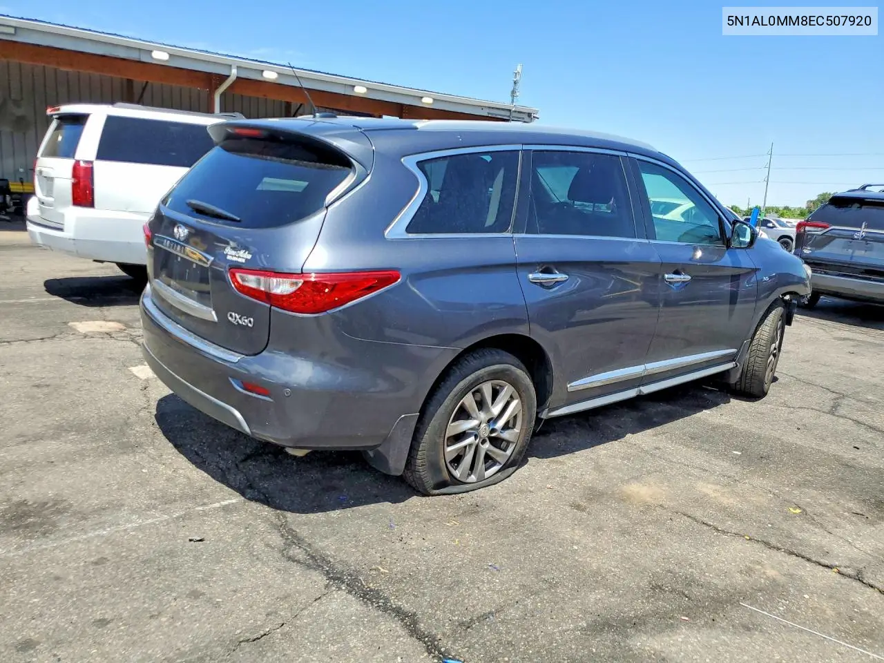 2014 Infiniti Qx60 Base VIN: 5N1AL0MM8EC507920 Lot: 60142606