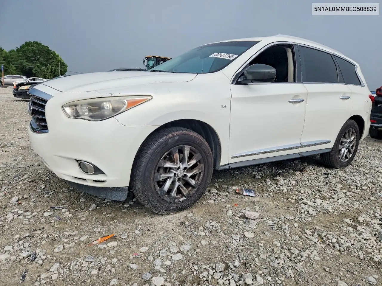 2014 Infiniti Qx60 Base VIN: 5N1AL0MM8EC508839 Lot: 60684796