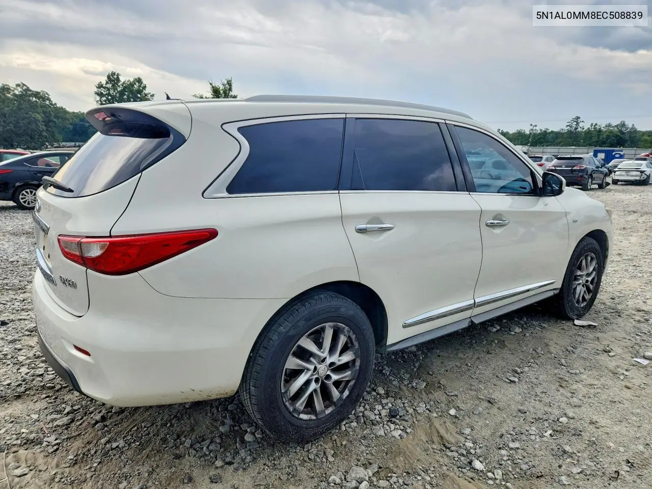 2014 Infiniti Qx60 Base VIN: 5N1AL0MM8EC508839 Lot: 60684796