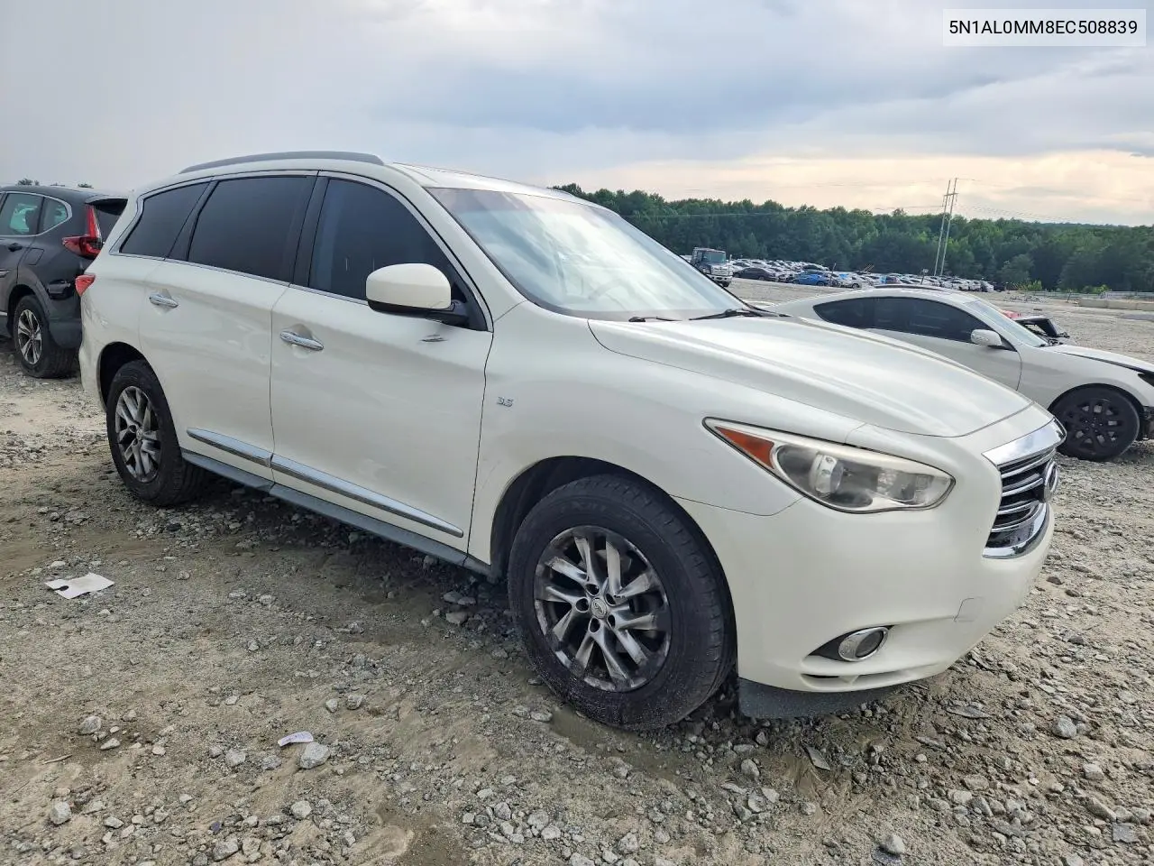 2014 Infiniti Qx60 Base VIN: 5N1AL0MM8EC508839 Lot: 60684796