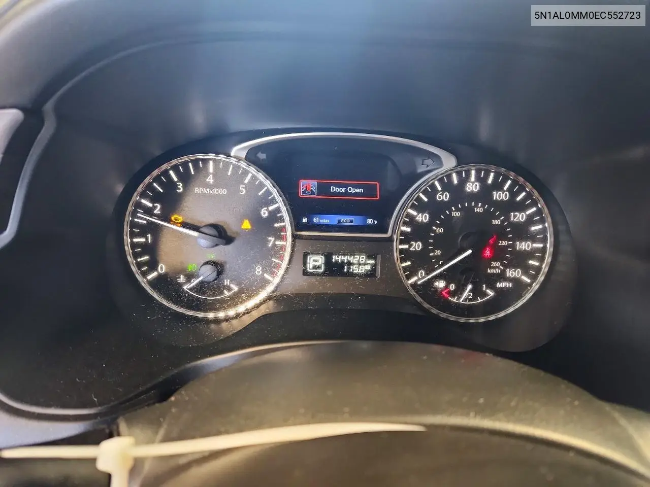 2014 Infiniti Qx60 Base VIN: 5N1AL0MM0EC552723 Lot: 60774436