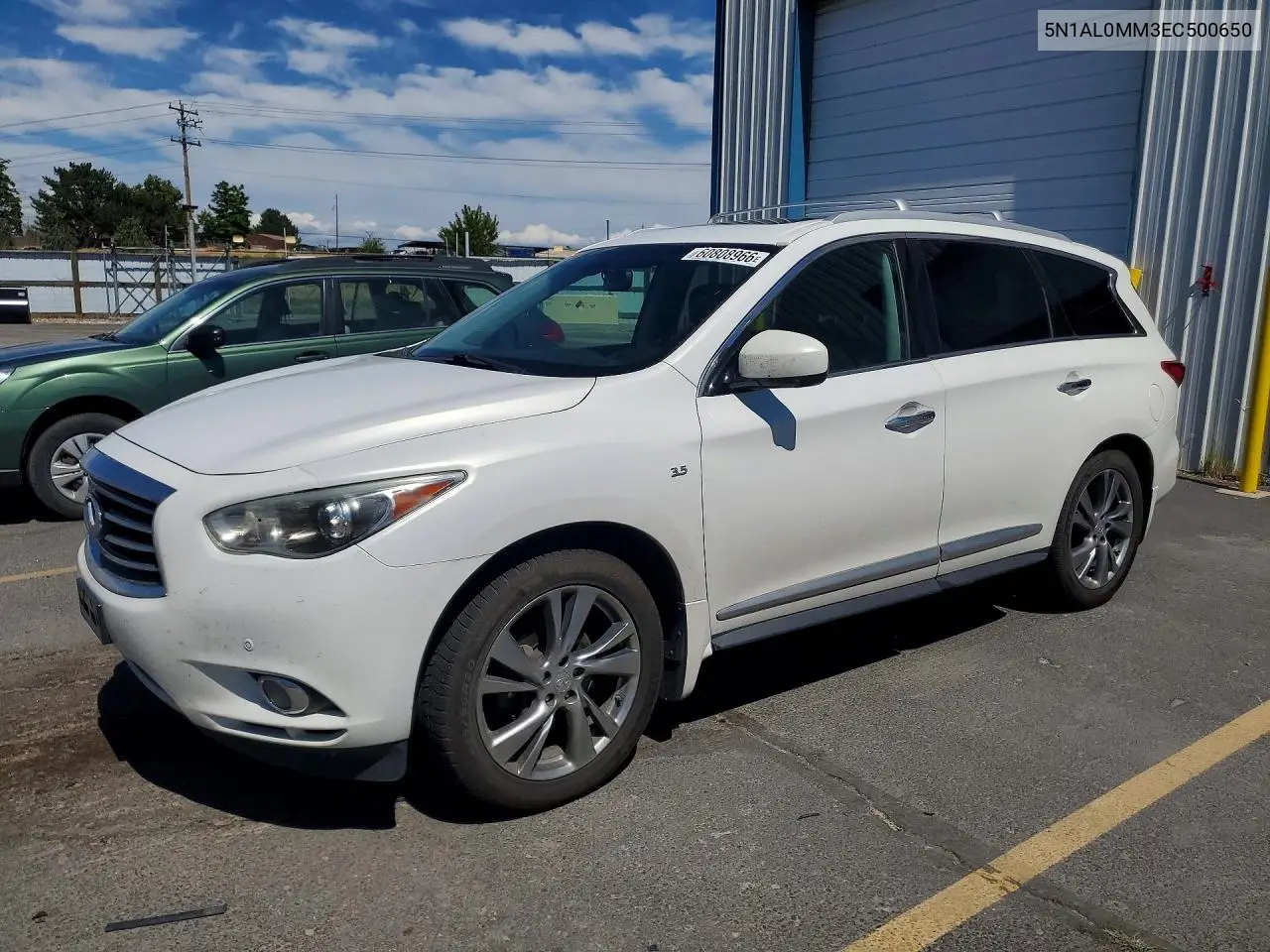 2014 Infiniti Qx60 Base VIN: 5N1AL0MM3EC500650 Lot: 60808966