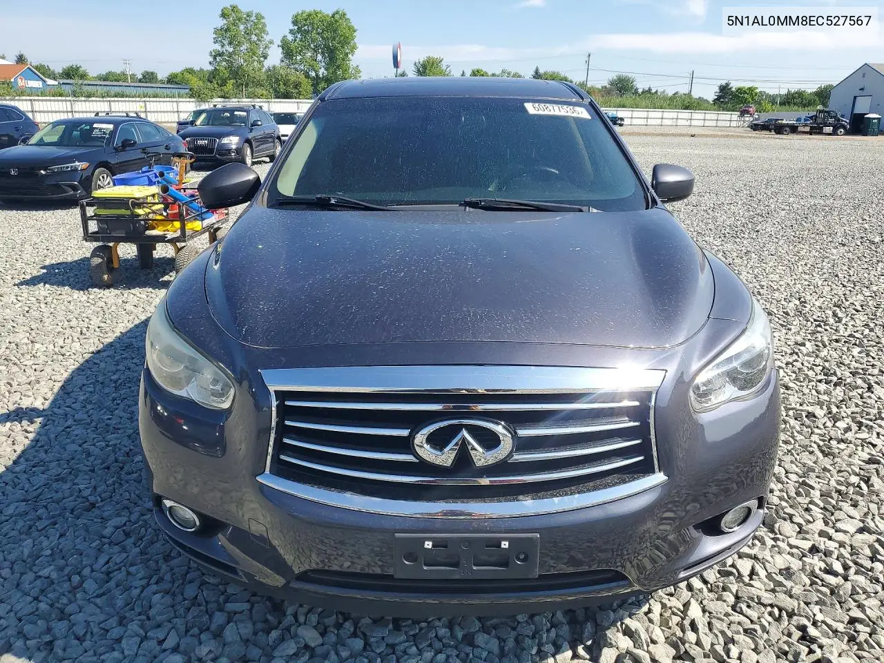 2014 Infiniti Qx60 Base VIN: 5N1AL0MM8EC527567 Lot: 60877536