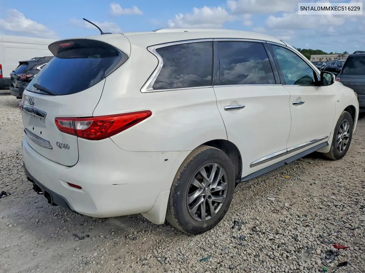 2014 Infiniti Qx60 Base VIN: 5N1AL0MMXEC516229 Lot: 60890836