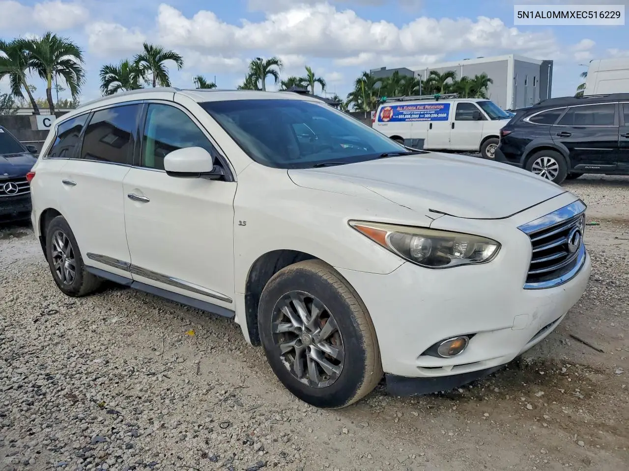 2014 Infiniti Qx60 Base VIN: 5N1AL0MMXEC516229 Lot: 60890836