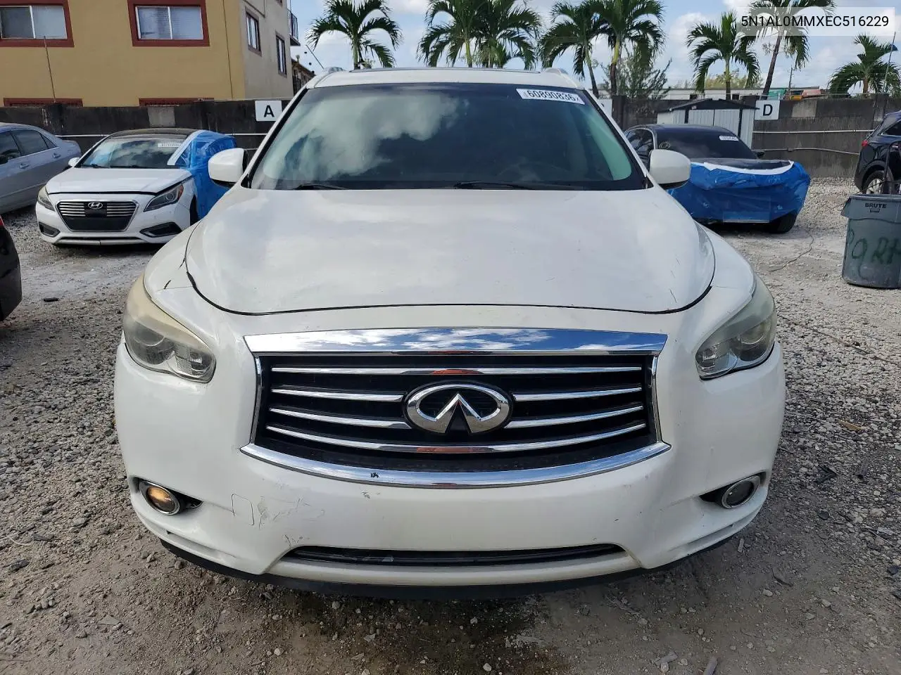 2014 Infiniti Qx60 Base VIN: 5N1AL0MMXEC516229 Lot: 60890836