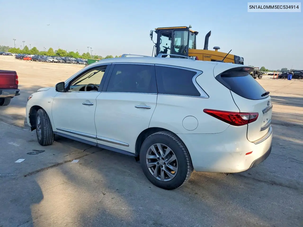 2014 Infiniti Qx60 Base VIN: 5N1AL0MM5EC534914 Lot: 61160166