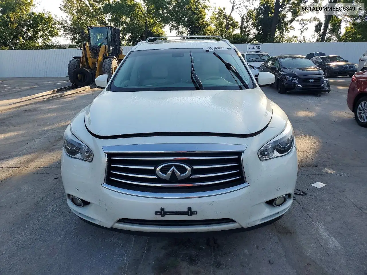 2014 Infiniti Qx60 Base VIN: 5N1AL0MM5EC534914 Lot: 61160166