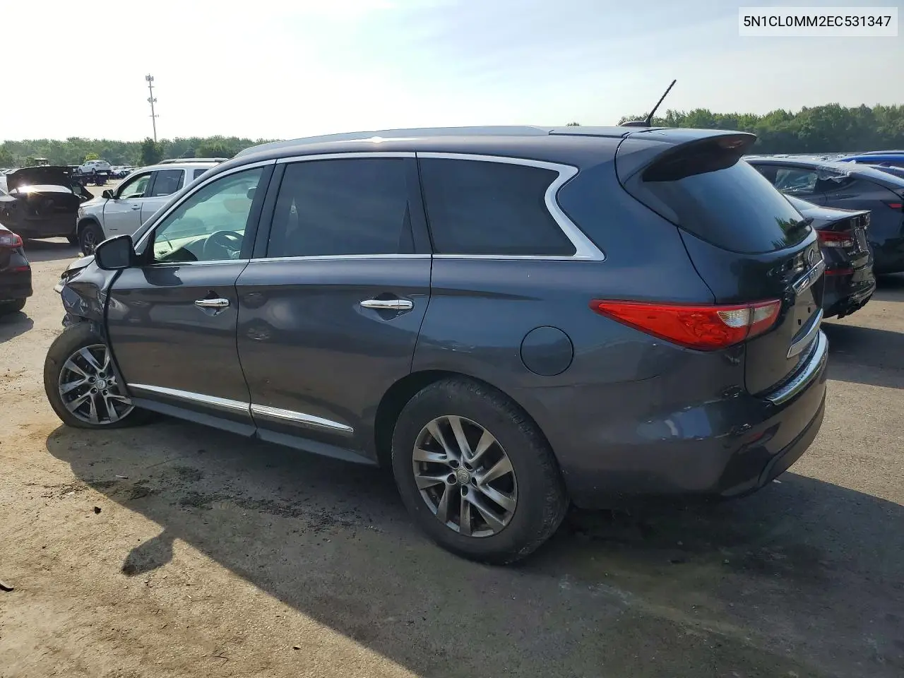 2014 Infiniti Qx60 Hybrid VIN: 5N1CL0MM2EC531347 Lot: 61173116