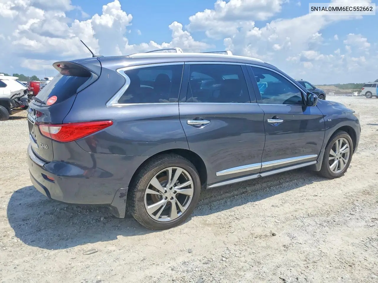 2014 Infiniti Qx60 Base VIN: 5N1AL0MM6EC552662 Lot: 61676546