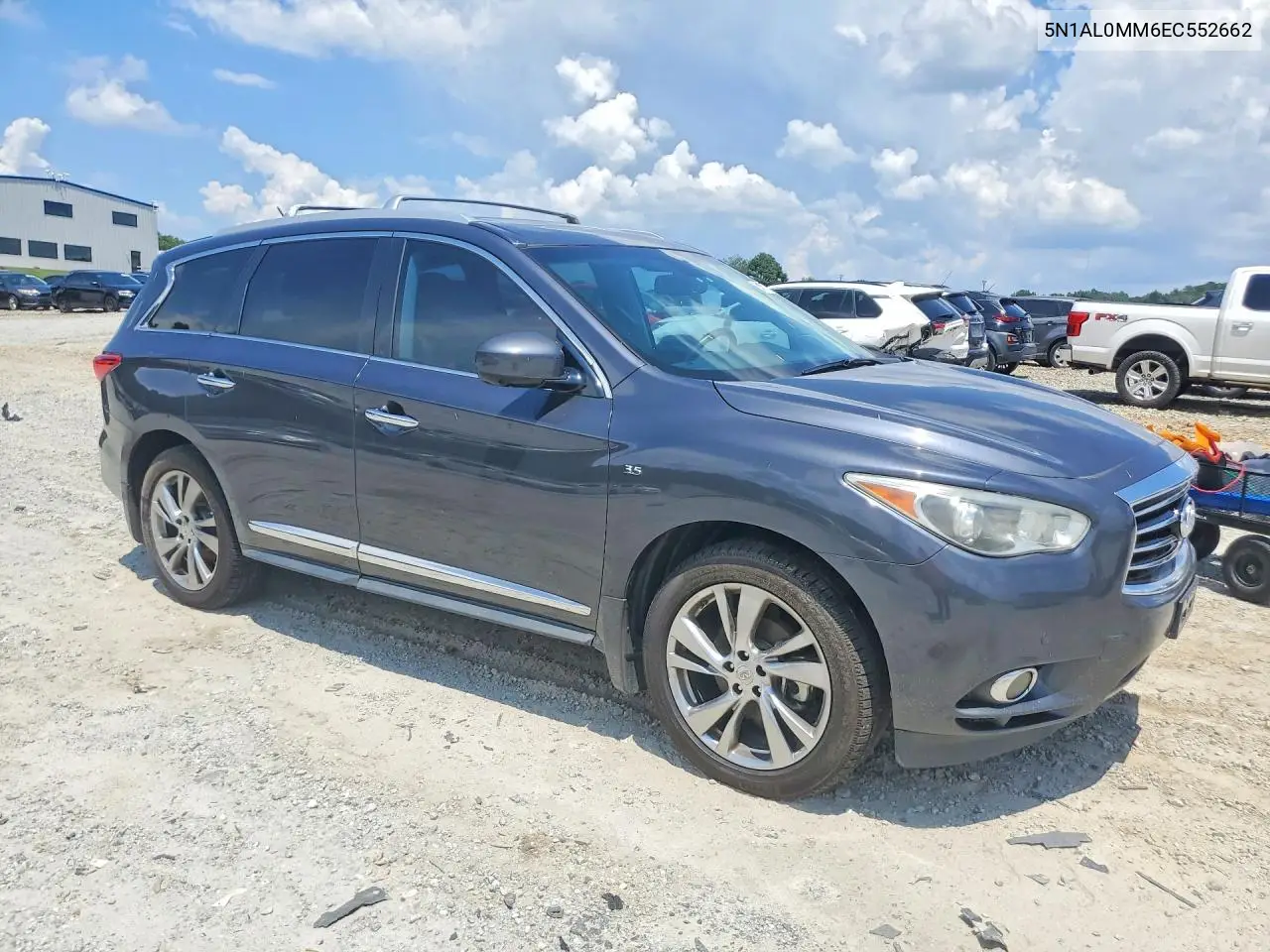 2014 Infiniti Qx60 Base VIN: 5N1AL0MM6EC552662 Lot: 61676546