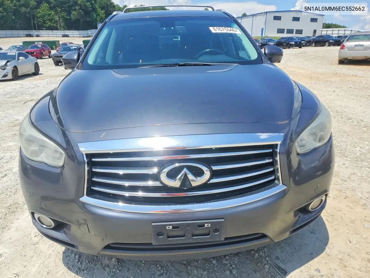 2014 Infiniti Qx60 Base VIN: 5N1AL0MM6EC552662 Lot: 61676546