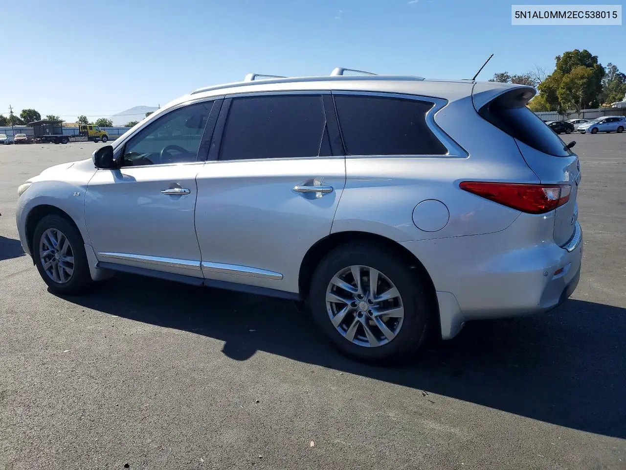 2014 Infiniti Qx60 Base VIN: 5N1AL0MM2EC538015 Lot: 61753086