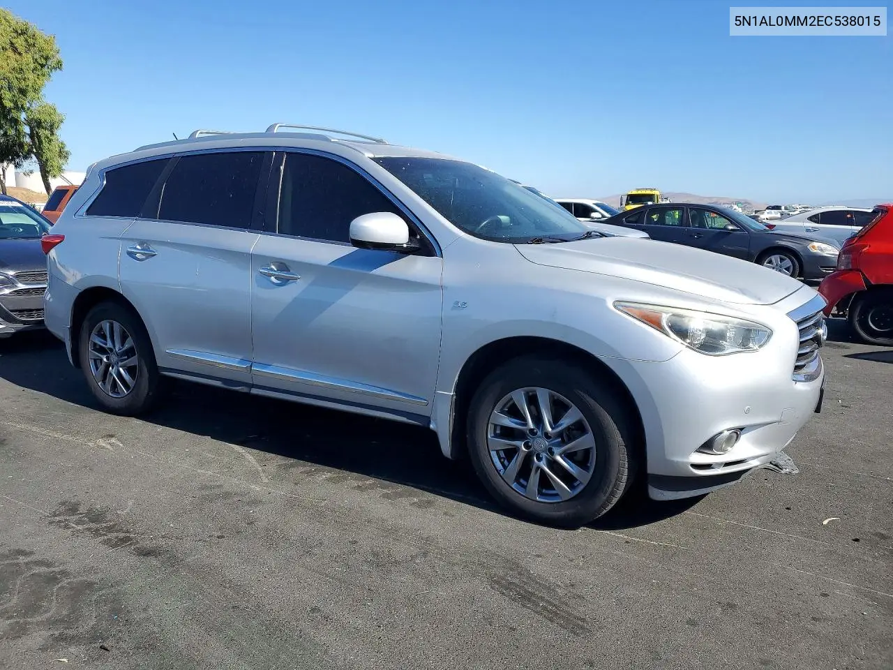 2014 Infiniti Qx60 Base VIN: 5N1AL0MM2EC538015 Lot: 61753086