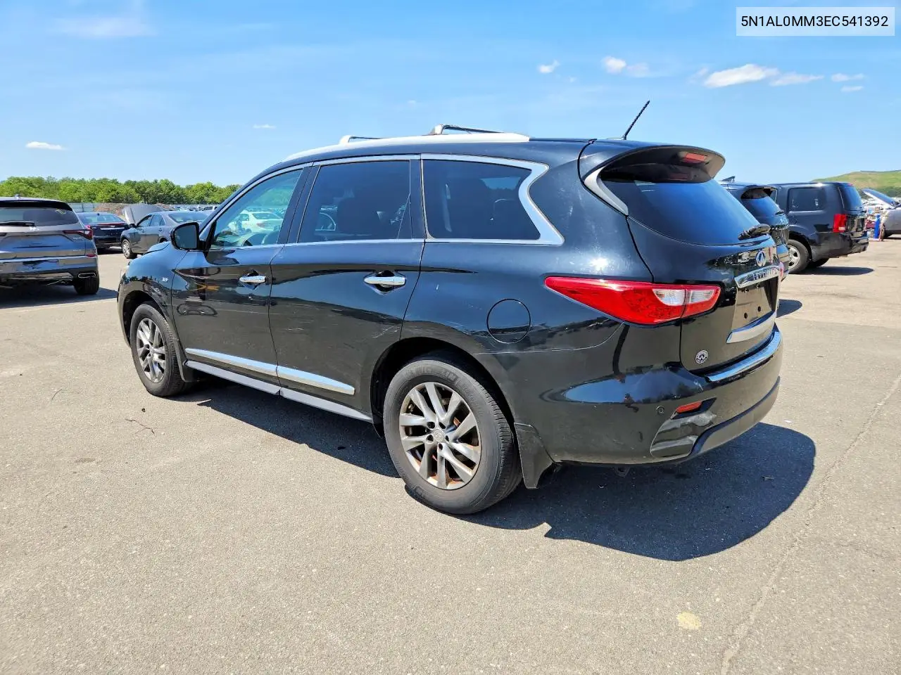 2014 Infiniti Qx60 Base VIN: 5N1AL0MM3EC541392 Lot: 61899016