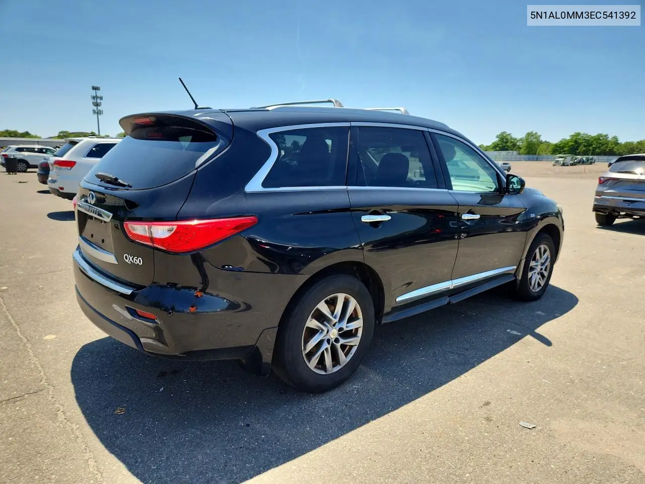 2014 Infiniti Qx60 Base VIN: 5N1AL0MM3EC541392 Lot: 61899016