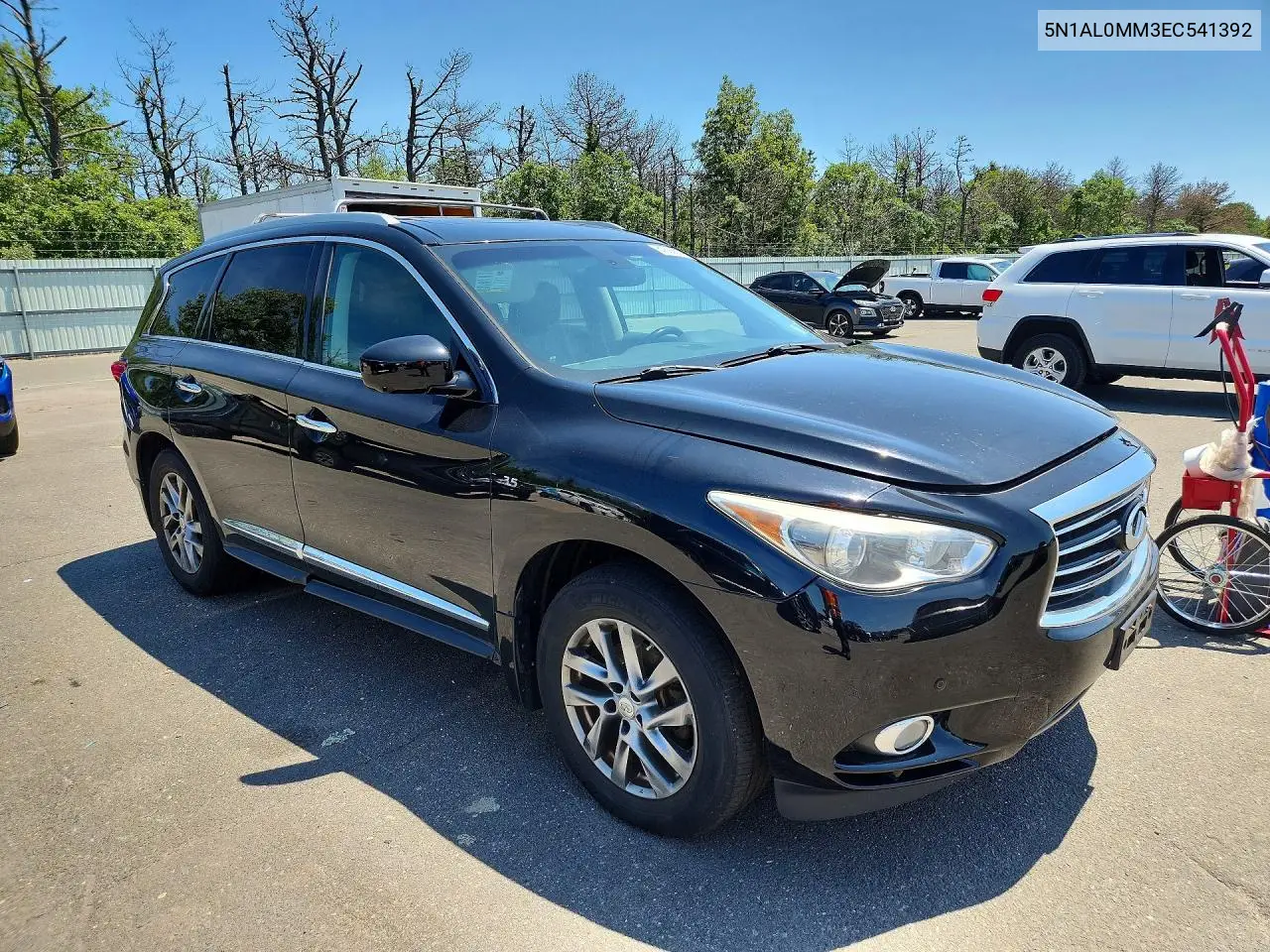 2014 Infiniti Qx60 Base VIN: 5N1AL0MM3EC541392 Lot: 61899016
