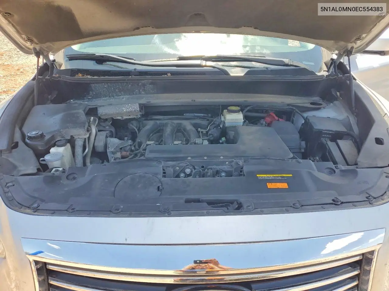 2014 Infiniti Qx60 Base VIN: 5N1AL0MN0EC554383 Lot: 62029046