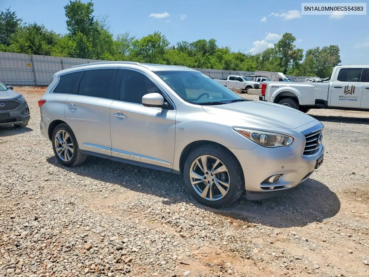 2014 Infiniti Qx60 Base VIN: 5N1AL0MN0EC554383 Lot: 62029046