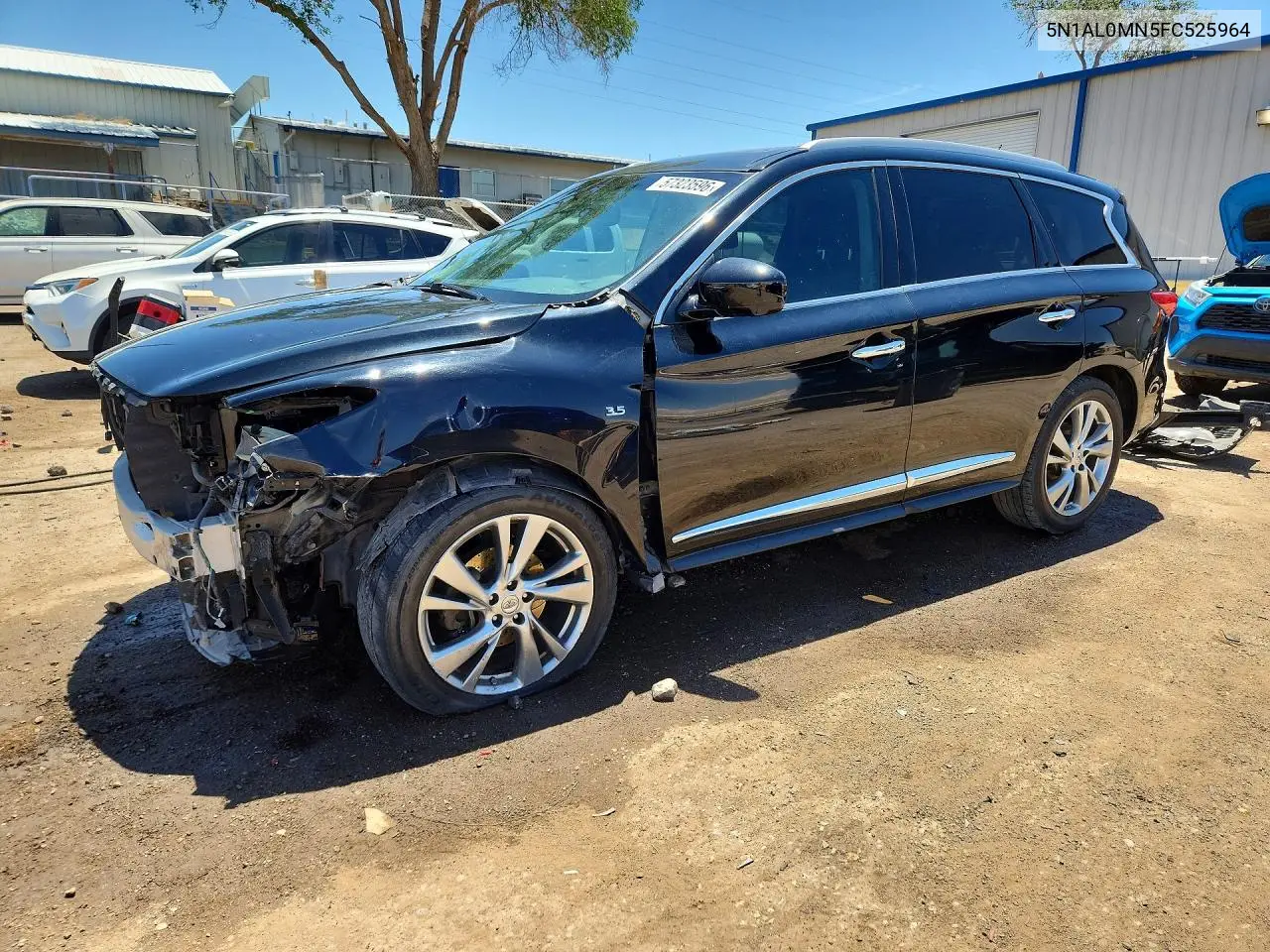 2015 Infiniti Qx60 Base VIN: 5N1AL0MN5FC525964 Lot: 57323596
