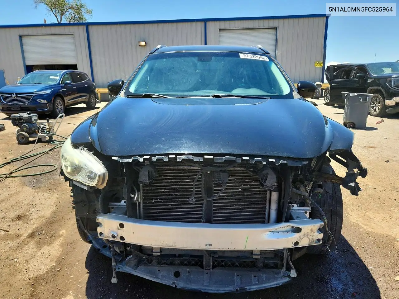 2015 Infiniti Qx60 Base VIN: 5N1AL0MN5FC525964 Lot: 57323596