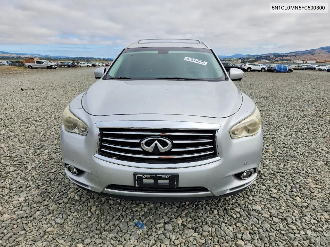 2015 Infiniti Qx60 Hybrid VIN: 5N1CL0MN5FC500300 Lot: 57594826