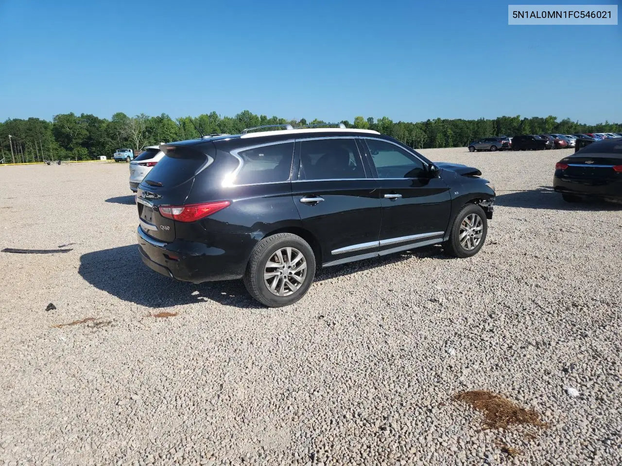2015 Infiniti Qx60 Base VIN: 5N1AL0MN1FC546021 Lot: 57994256