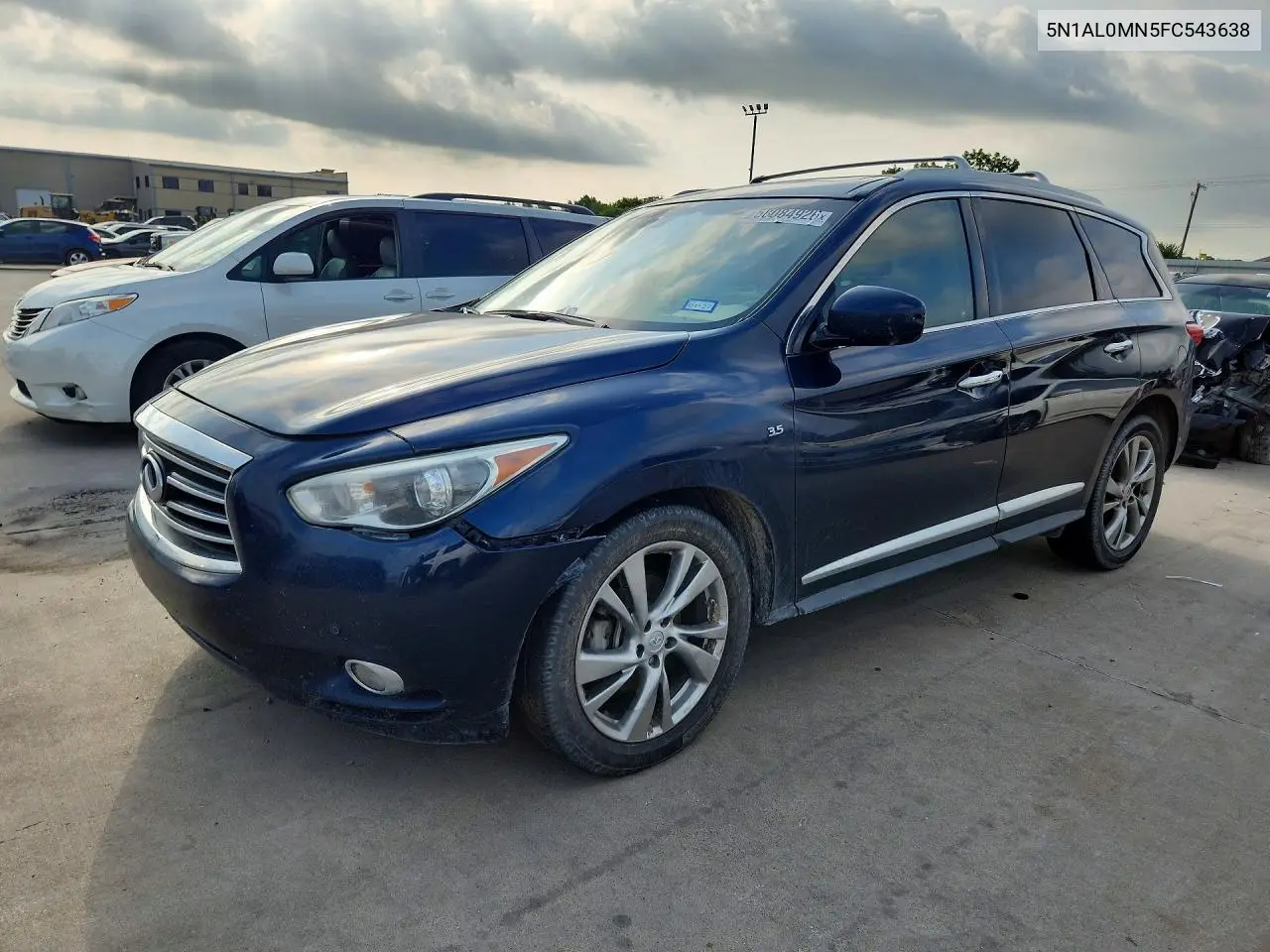 2015 Infiniti Qx60 Base VIN: 5N1AL0MN5FC543638 Lot: 58084926