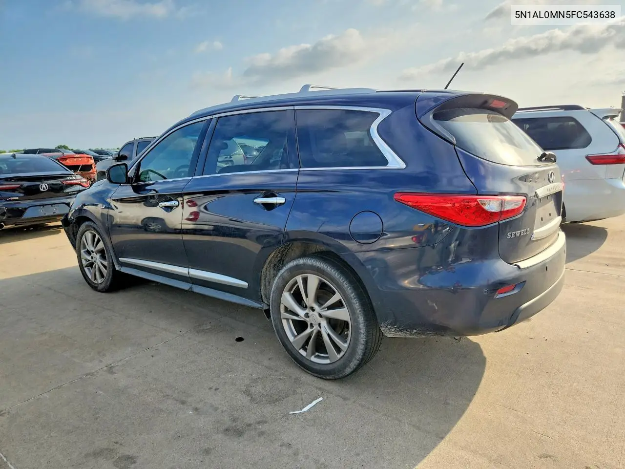 2015 Infiniti Qx60 Base VIN: 5N1AL0MN5FC543638 Lot: 58084926