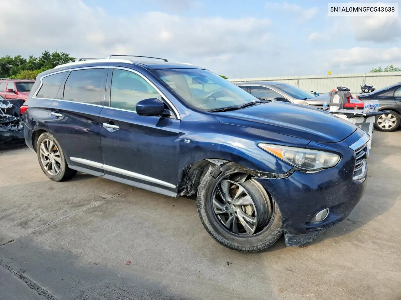 2015 Infiniti Qx60 Base VIN: 5N1AL0MN5FC543638 Lot: 58084926