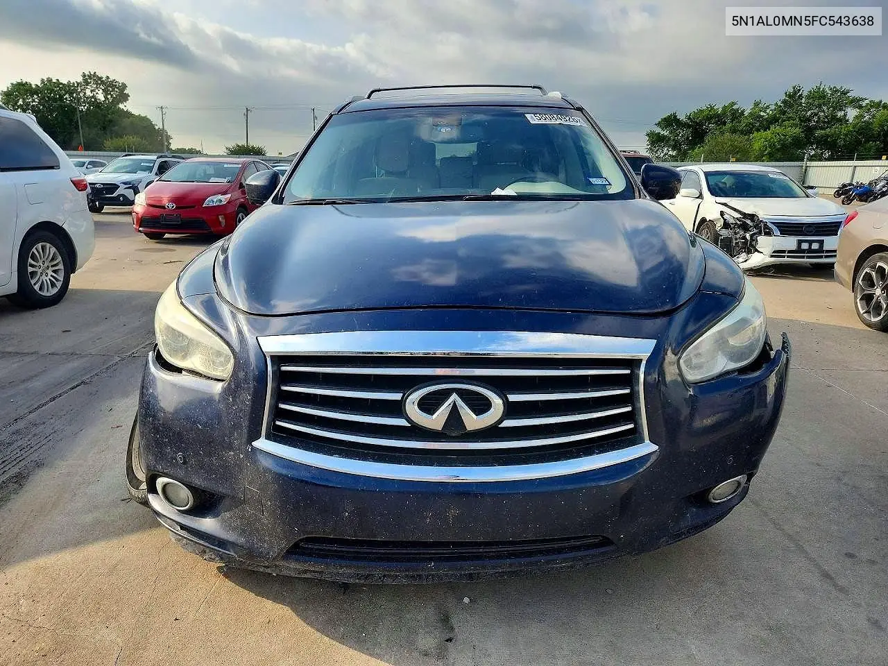 2015 Infiniti Qx60 Base VIN: 5N1AL0MN5FC543638 Lot: 58084926